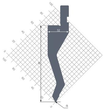 пуансон STP 456 60 R0.8
